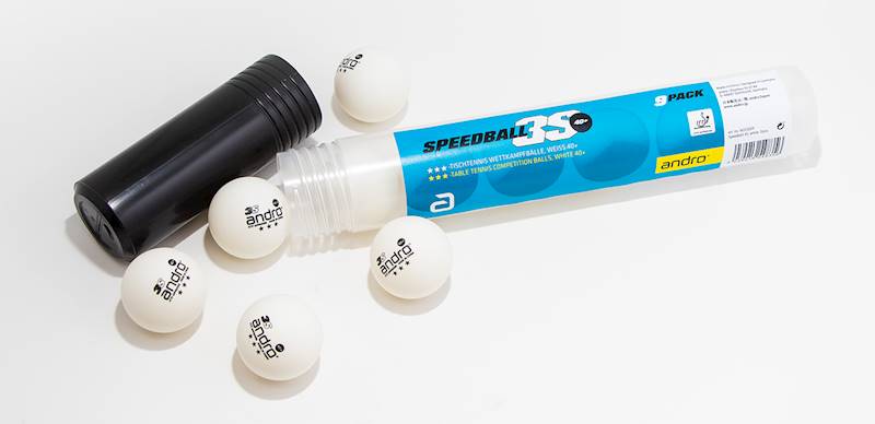 Piłeczka Plastikowa Andro Speedball 3S *** 40+ Tuba