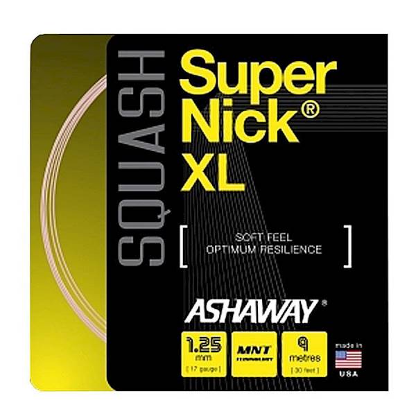 Naciąg do squasha Ashaway SuperNick XL 1,25 SET 9m