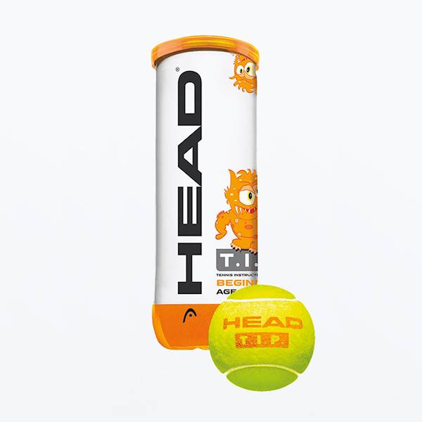 Piłki do tenisa ziemnego Head TIP orange dziecięce | Pakowane po: 1 puszka
