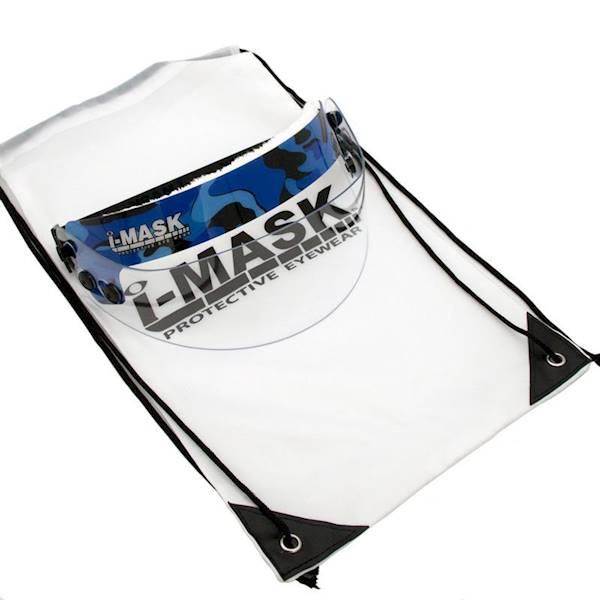 Okulary ochronne I-Mask - Junior Camo Niebieska