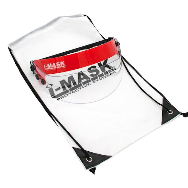 Okulary ochronne I-Mask Czerwone