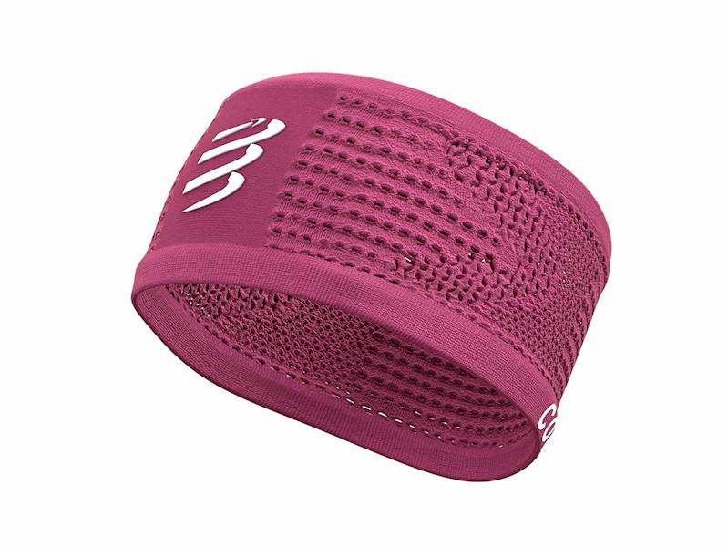 Opaska na głowę Compressport Headband On/Off V3.0 Deco Rose