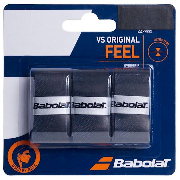 Owijki wierzchnia Babolat VS Original Grip x3 czarno-miebieski