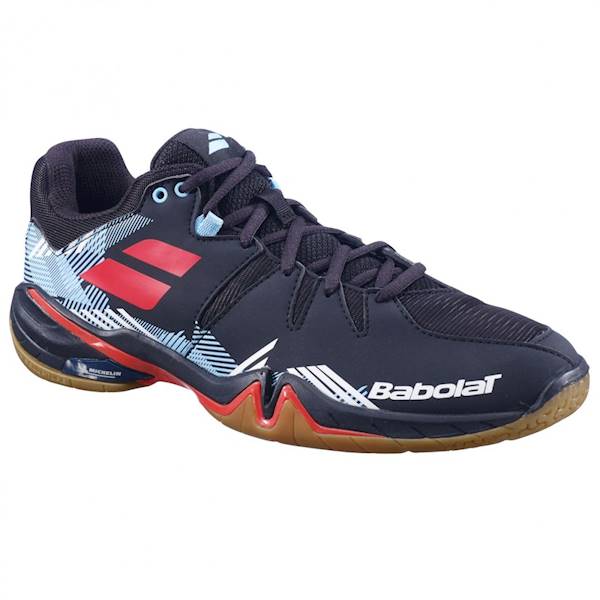 Buty Halowe Babolat SHADOW SPIRIT Męskie Black/Tomato Red | Rozmiar: 44