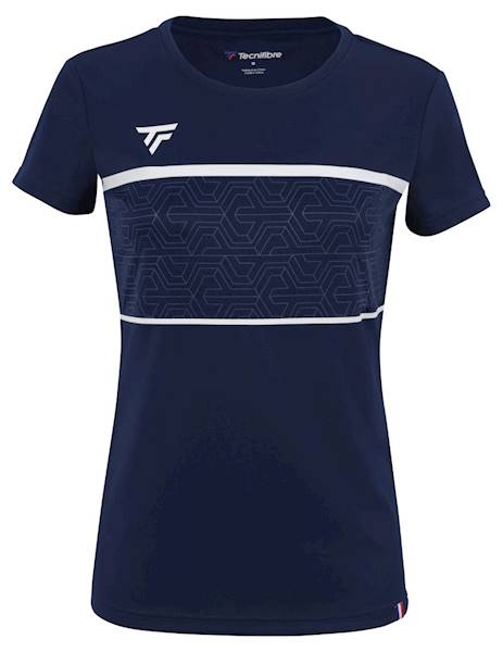 Koszulka Tecnifibre Women Team Tech Tee Marine 22WTETEM3 | Rozmiar: S