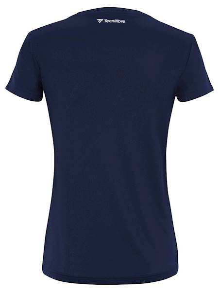 Koszulka Tecnifibre Women Team Tech Tee Marine 22WTETEM3 | Rozmiar: S