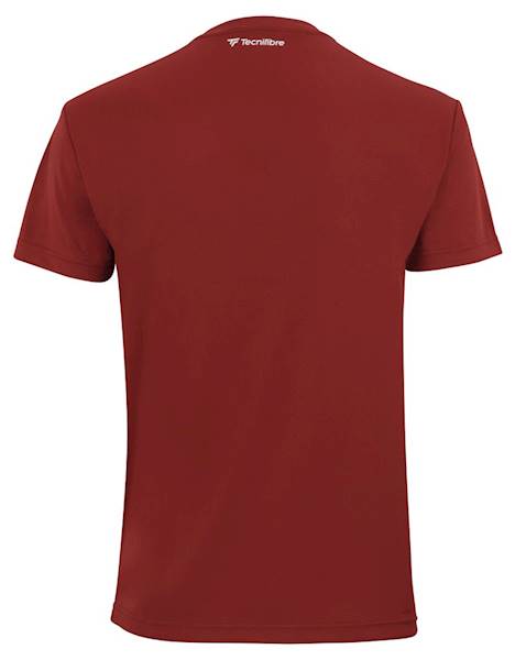 Koszulka Męska Tecnifibre Men Team Tech Tee Cardinal 22TETECR3 | Rozmiar: S