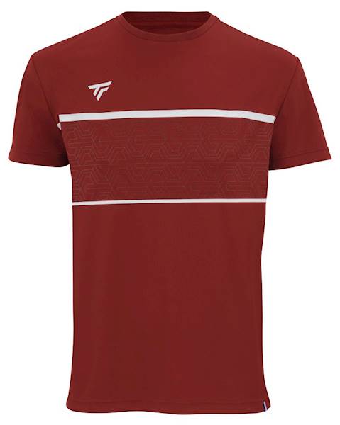 Koszulka Męska Tecnifibre Men Team Tech Tee Cardinal 22TETECR3 | Rozmiar: L