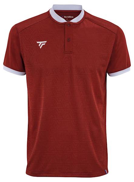 Koszulka Męska Tecnifibre Men Team Polo Cardinal 22MEPOCR3 | Rozmiar: S