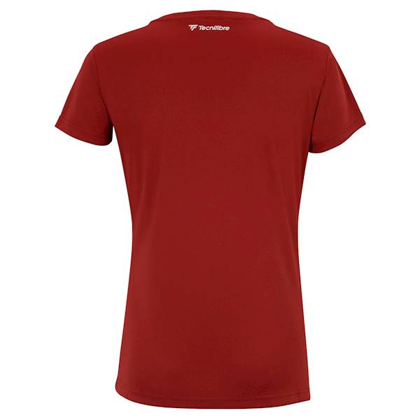 Koszulka Damska Tecnifibre Women Team Tech Tee Cardinal 22WTETCR3 | Rozmiar: M