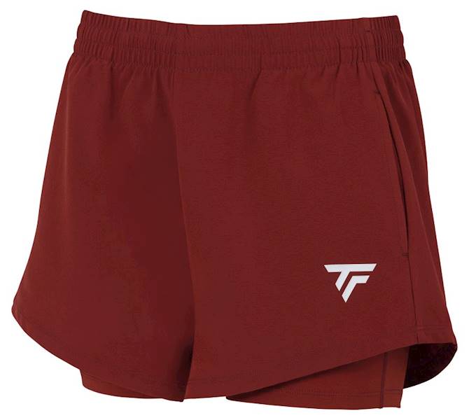 Spodenki Damskie Tecnifibre Women Team Short Cardinal 23WSHOCR3 | Rozmiar: XS