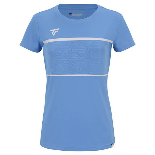 Koszulka Damska Tecnifibre Women Team Tech Tee Azur 22WTETAZ3 | Rozmiar: XL