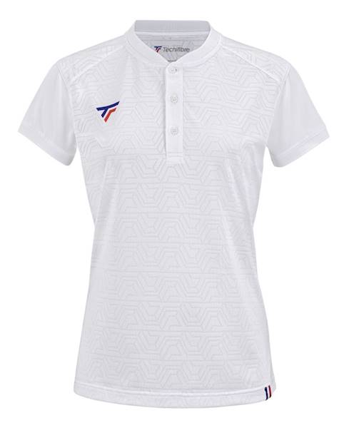 Koszulka Damska Tecnifibre Women Team Mesh Polo White 22WMEPOW3 XS