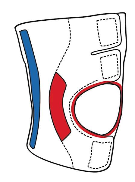 Stabilizator kolana ZAMST EK-3 Knee | Rozmiar: S