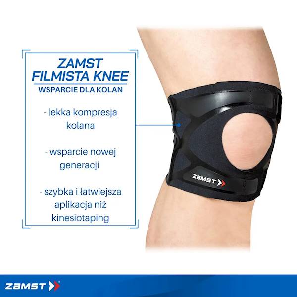Stabilizator kolana ZAMST Filmista Knee | Rozmiar: S