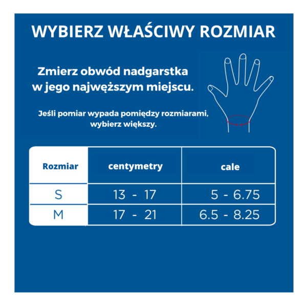 Stabilizator nadgarstka ZAMST Filmista Wrist Band | Rozmiar: M