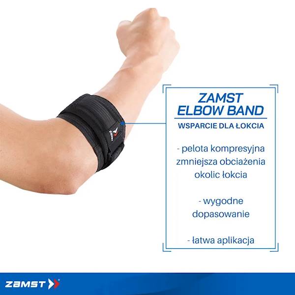 Stabilizator łokcia ZAMST (opaska) Elbow Band | Rozmiar: M