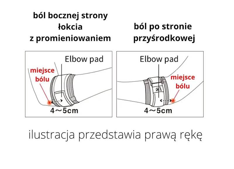 Stabilizator łokcia ZAMST (opaska) Elbow Band | Rozmiar: L