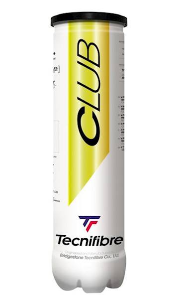 Piłki do tenisa ziemnego Tecnifibre Club 4B | Pakowane po: 1 puszka
