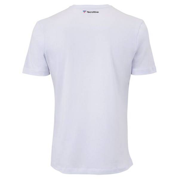Koszulka Męska Tecnifibre Team Cotton Tee White 22CLTEE22 | Rozmiar: S
