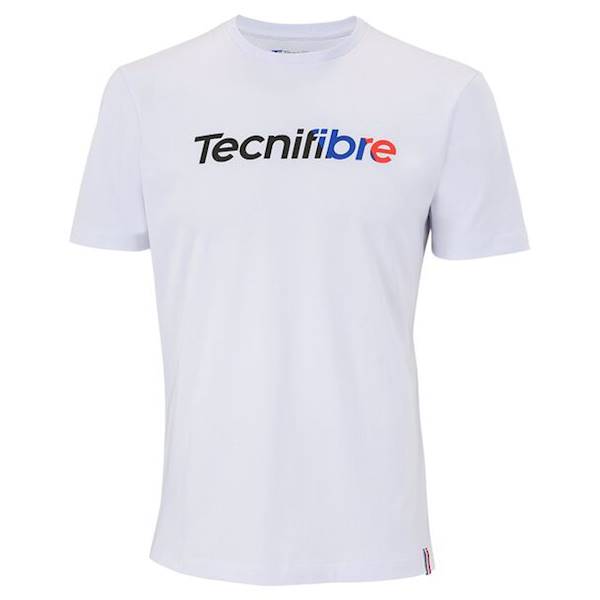 Koszulka Męska Tecnifibre Team Cotton Tee White 22CLTEE22 | Rozmiar: S