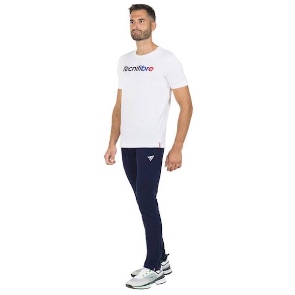 Koszulka Męska Tecnifibre Team Cotton Tee White 22CLTEE22 | Rozmiar: S