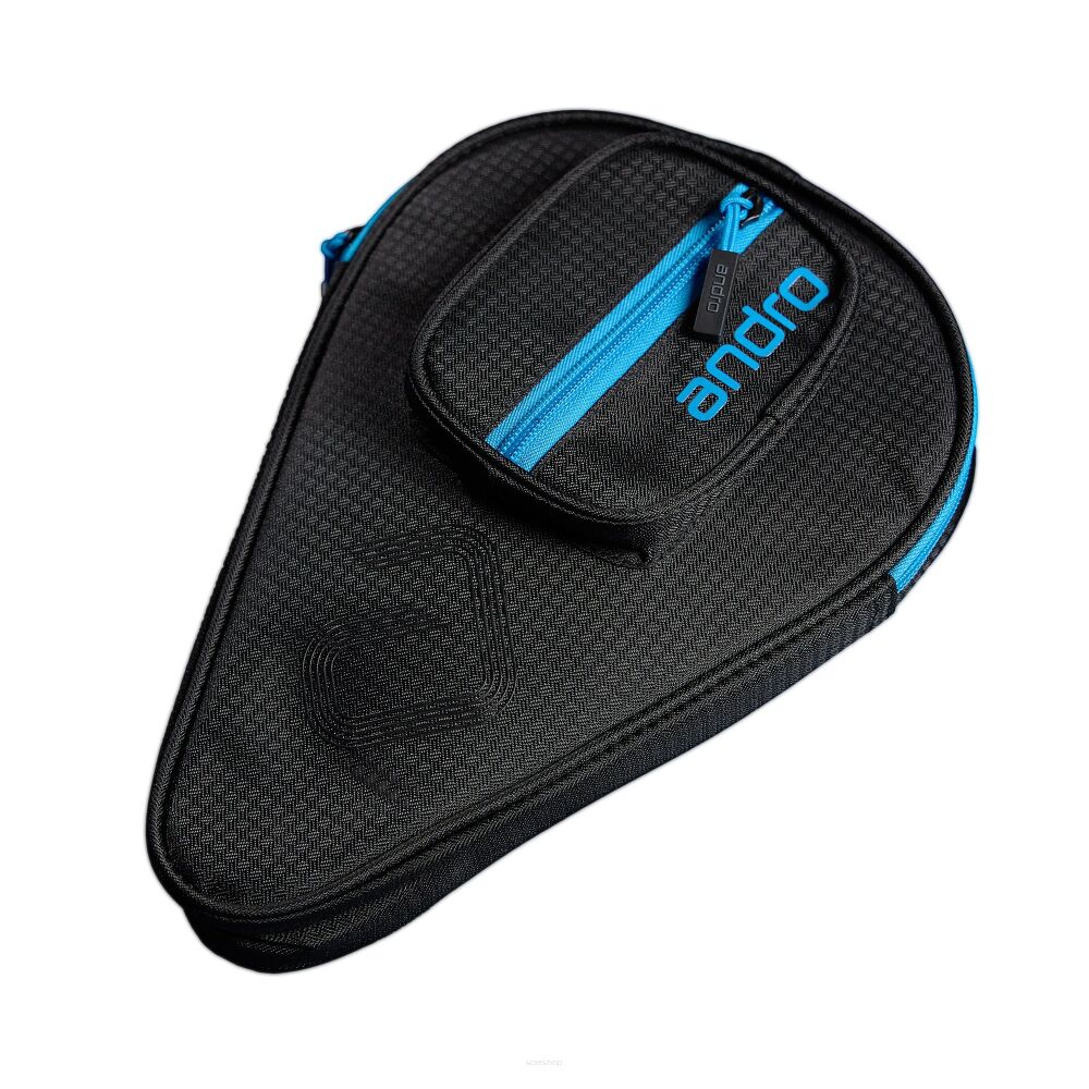 Pokrowiec na Rakietę do Tenisa Stołowego Andro Basic Wallet Moriva Black/Blue