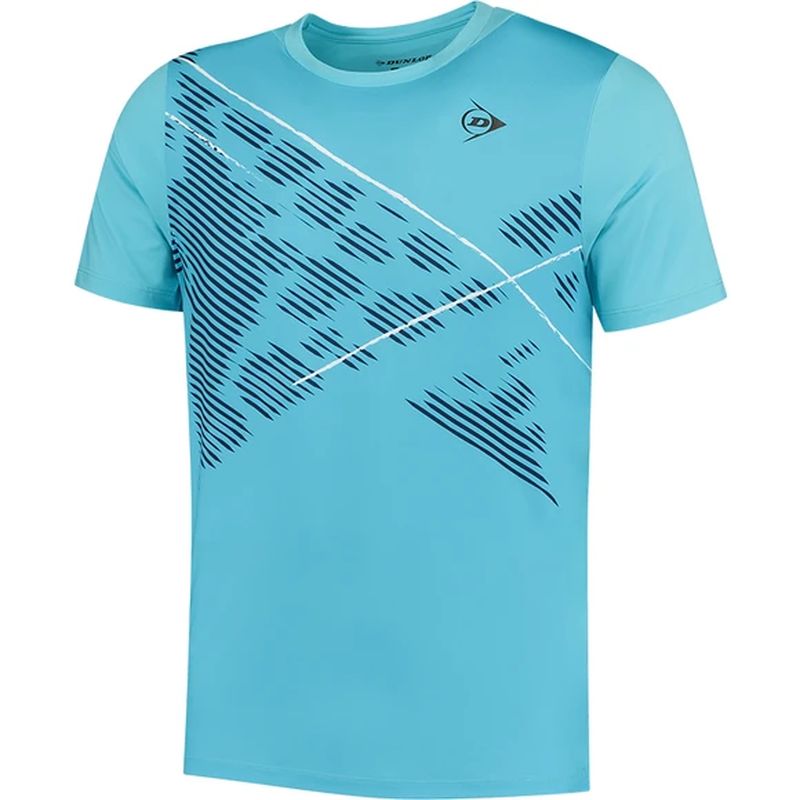 Koszulka Dunlop MEN GAME TEE 1 AQUA BLUE | Rozmiar: S