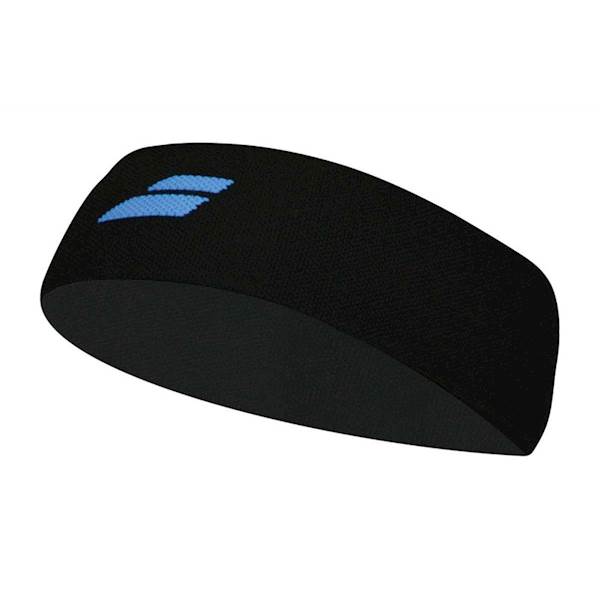 Frotka na głowę Babolat Logo Headband 2020 Czarny