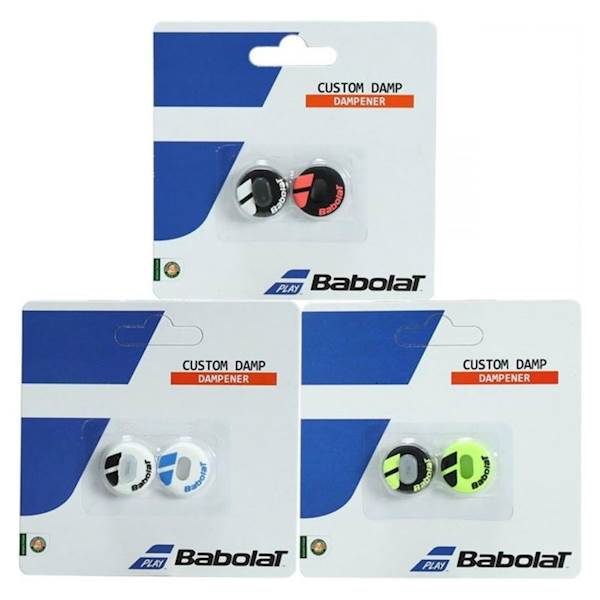 Tłumik wibracji Babolat Vibrastop Custom Damp Biały/Niebieski 2szt