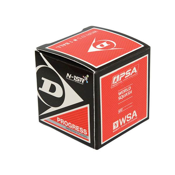 Piłka do squasha Dunlop Progress (1 kropka czerwona)