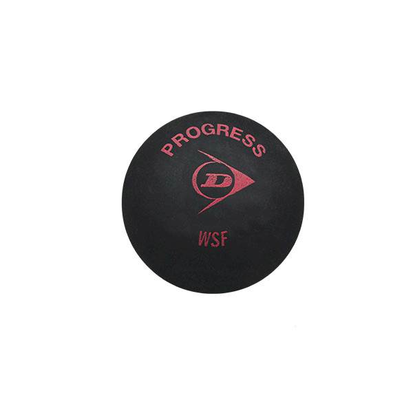 Piłka do squasha Dunlop Progress (1 kropka czerwona)