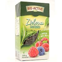BIG-ACTIVE 100G,HERB:LIŚĆ ZIELONA MALINA /12