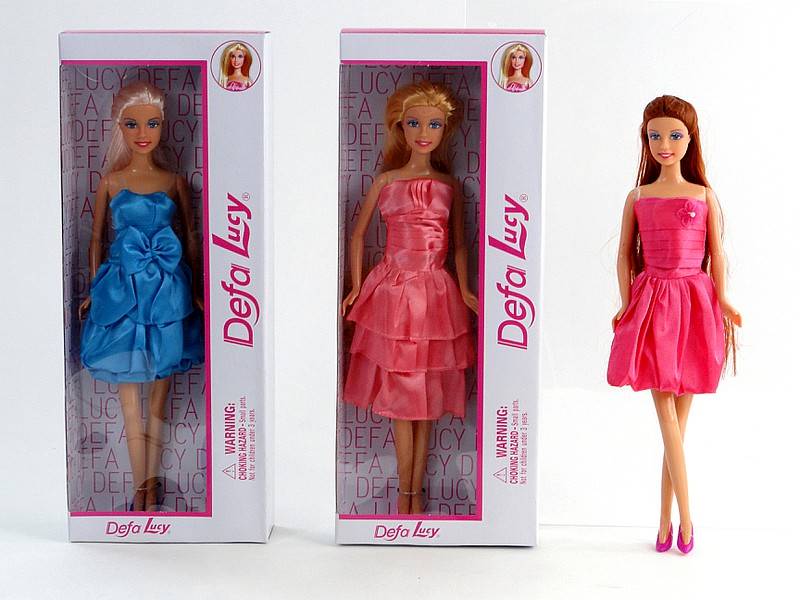 Lalka w sukni kotajlowej - 575866