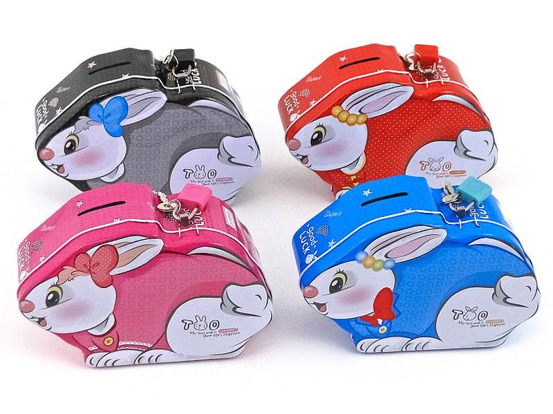 Skarbonka metalowa Królik - 484191