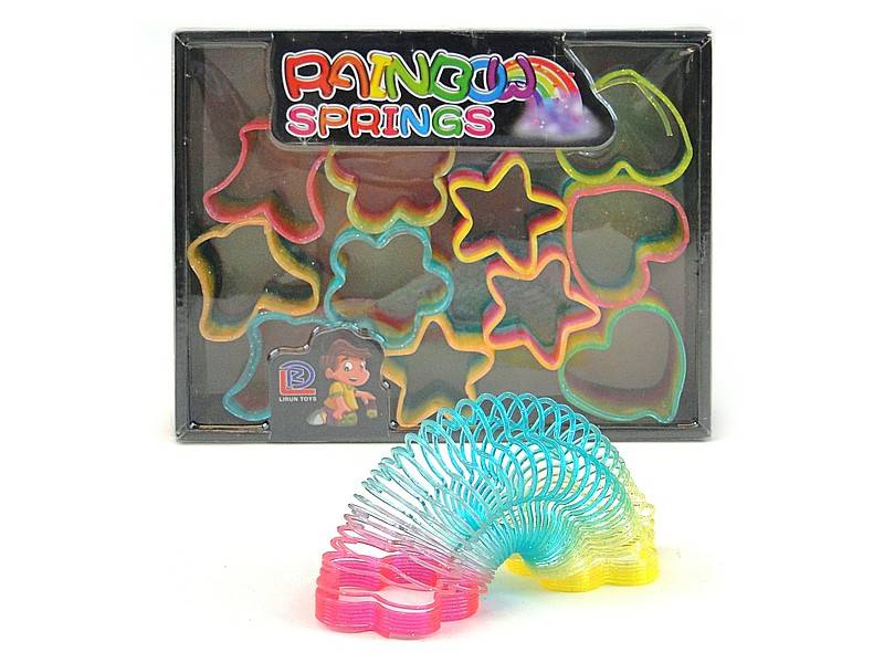 Zestaw spężyn  tęczowych op.12szt - 435926