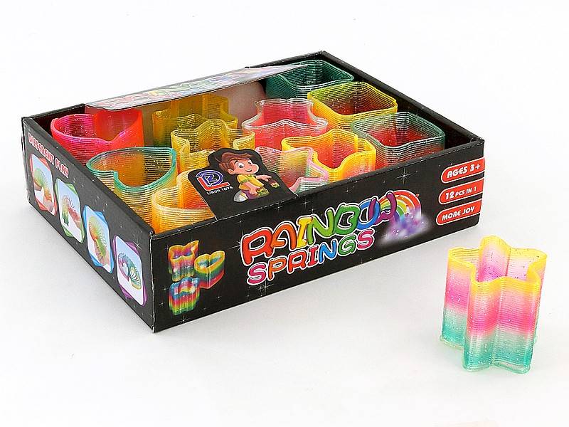 Zestaw spężyn  tęczowych op.12szt - 435926