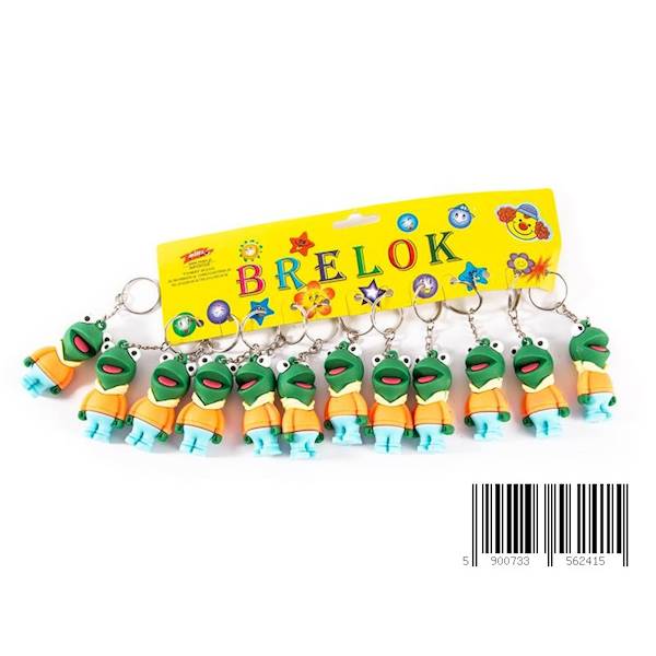 Brelok żaba kpl.12szt- 562415
