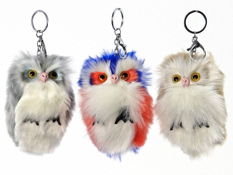 Brelok futerko sowa 11cm - 468368