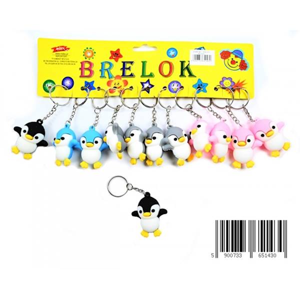 Brelok ptaszek kpl.12szt