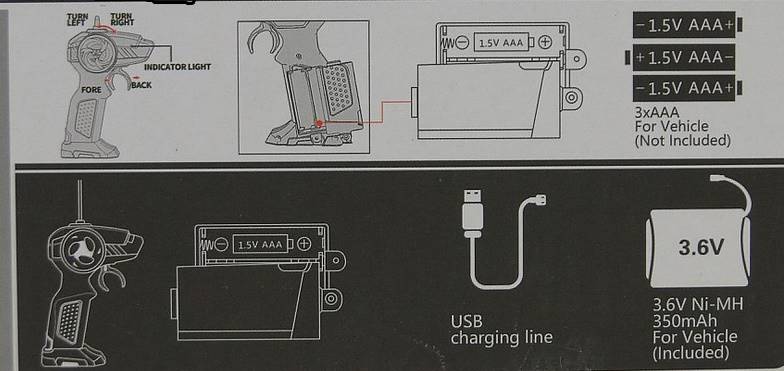 Auto na radio z akumulatorem - 503182