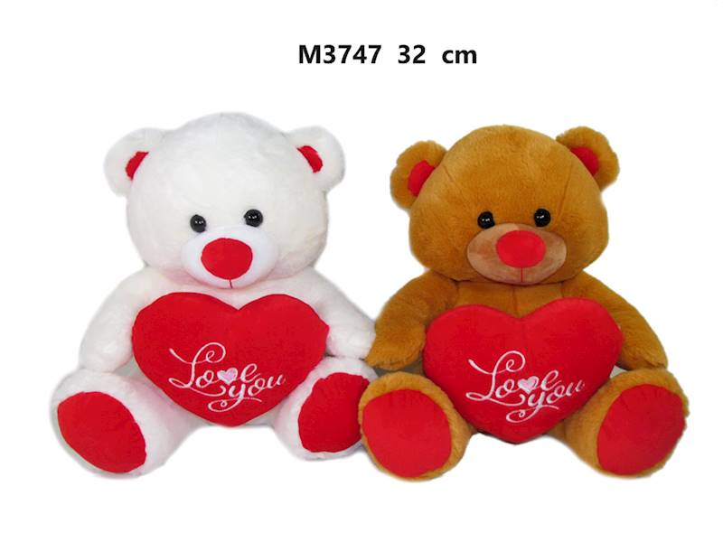 Miś z sercem 2kol 309cm - M3743