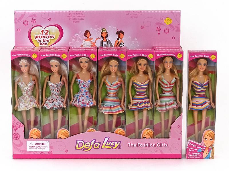 Lalka 29cm w sukience letniej - 499362