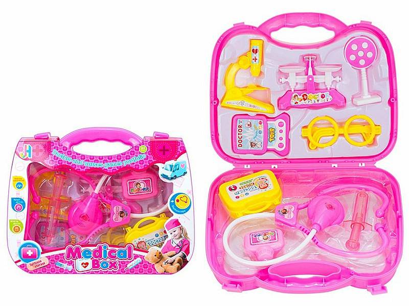 Zestaw lekarz w  walizce świtł dźwięk - 482104