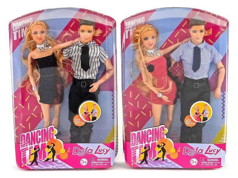 Zestaw 2 lalek 28cm tancerze -  487208