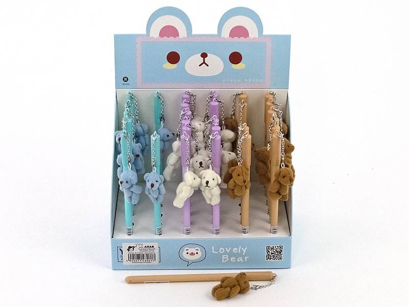 Długopis z zawieszką Miś pluszowy  - 507722