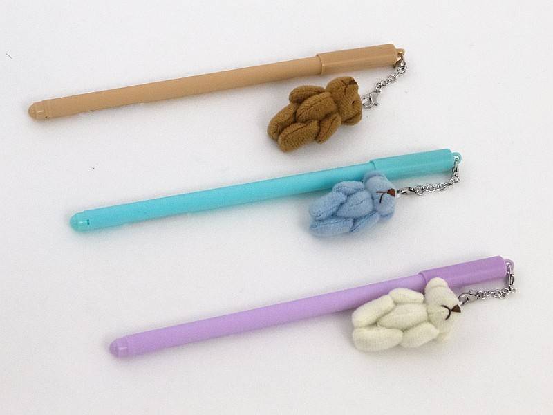 Długopis z zawieszką Miś pluszowy  - 507722