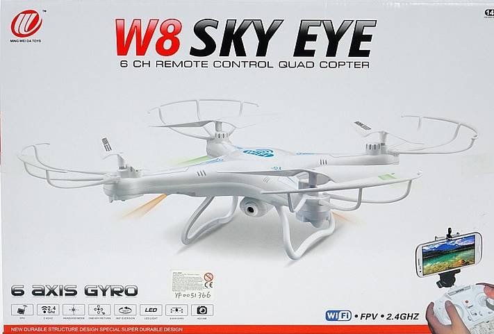 Dron  RC z kamerą - 525542