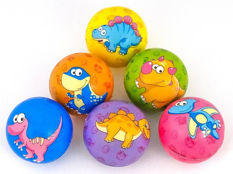 Piłeczka miękka Dinozaury - 483859