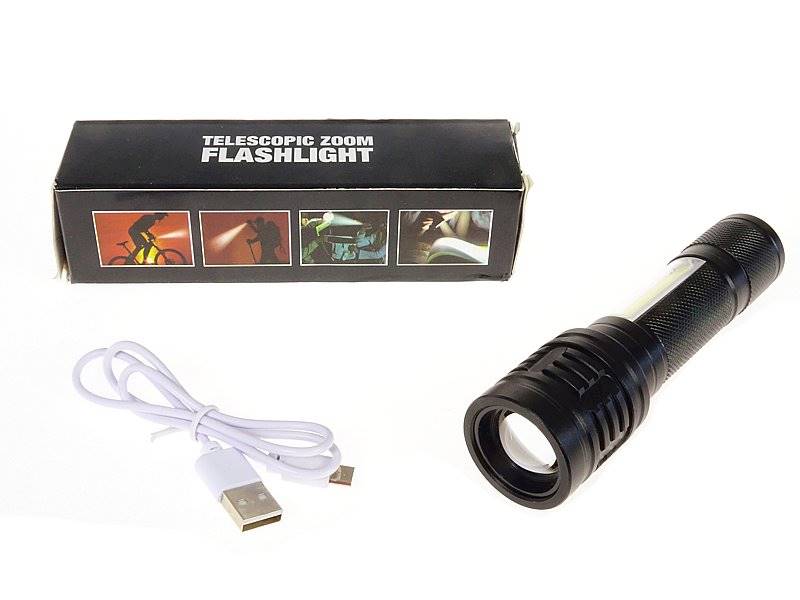 Latarka z ładowarką 200 13cm -362994